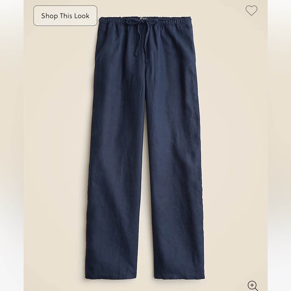 J. Crew Soleil Linen Pant